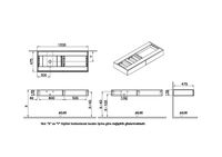 Origin Тумба 120 см с выдвижным ящиком левый черный дуб (без раковины без столешницы) VITRA арт-65679 — фото 2, Тумбы под раковину