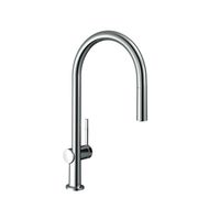 Товар: Смеситель для кухни, Hansgrohe, Talis M54, тип открывания воды-однорычажный, тип регулирования воды-керамический картридж, монтаж-на раковину/столешницу, отверстия для монтажа-1, высота, мм-435, вынос излива, мм-223, тип излива-выдвижной с вытяжным душем, поворотный 60°, 110°, 150° или 360°, 1 режим струи-обычная струя, тип подводки-гибкая, стандарт подвода воды-3/8", цвет-хром арт-72802000 - фото 1 Смеситель для кухни, Hansgrohe, Talis M54, тип открывания воды-однорычажный, тип регулирования воды-керамический картридж, монтаж-на раковину/столешницу, отверстия для монтажа-1, высота, мм-435, вынос излива, мм-223, тип излива-выдвижной с вытяжным душем, поворотный 60°, 110°, 150° или 360°, 1 режим струи-обычная струя, тип подводки-гибкая, стандарт подвода воды-3/8", цвет-хром арт-72802000 — фото 1, Смесители для кухни