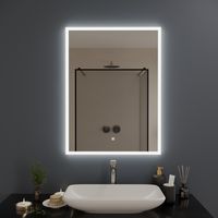 Зеркало с LED-подсветкой SIENA (68,5*91,5) /AQUA DE MARCO Sien70/90 — фото 1, Зеркала в ванную комнату