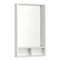 Зеркальный шкаф ЙОРК 50, белый, выбеленное дерево 1A170002YOAY0 — фото 1, Зеркальные шкафы в ванную