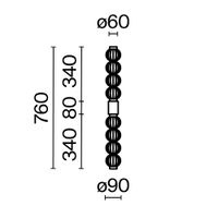 Настенный светильник (бра) Maytoni арт-MOD555WL-L13G3K — фото 2, Бра