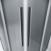 Товар: Душевое ограждение Niagara Nova NG-4622-34 (80х80х195) квадрат,раздвижная,хром,стекло рифленое,1 место - фото 7 Душевое ограждение Niagara Nova NG-4622-34 (80х80х195) квадрат,раздвижная,хром,стекло рифленое,1 место — фото 7, Квадратные душевые уголки