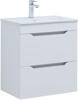 Тумба под раковину Aquanet Практика 60 белый глянец арт-00347963 — фото 13, Тумбы под раковину