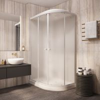 Ограждение VIVA90B N душевое Ceruttispa без поддона (90x90x195) — фото 256, Прямоугольные душевые уголки