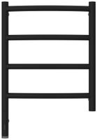 Полотенцесушитель электрический Сунержа Галант 3.1 500х400 МЭМ левый Матовый чёрный арт-31-6000-5040 — фото 1, Электрические полотенцесушители