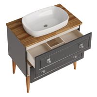 Товар: Подстолье Каталина 80 "Grey" 12095 - фото 6 Подстолье Каталина 80 "Grey" 12095 — фото 6, Тумбы под раковину