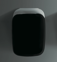 АКЦИЯ КОМПЛЕКТ Унитаз SIMAS EVOLUTION подвесной цвет белый с сиденьем с крышкой с микролифтом цвет черный EVO18/F85+EVO004NERO АКЦИЯ EVO18/F85+EVO004NERO — фото 1, Подвесные унитазы