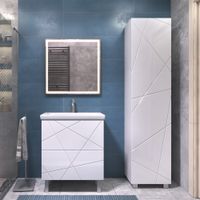 Тумба под раковину VIGO Geometry 70 напольная белый арт-016 — фото 4, Тумбы под раковину