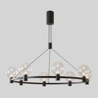 Люстра арт-DUET SP56W LED BLACK — фото 5, Люстры