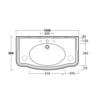 Товар: Раковина SIMAS ARCADE подвесная на тумбу на ноги на кронштейны с одним отверстием со спинкой цвет белый арт-AR874 - фото 2 Раковина SIMAS ARCADE подвесная на тумбу на ноги на кронштейны с одним отверстием со спинкой цвет белый арт-AR874 — фото 2, Раковины подвесные