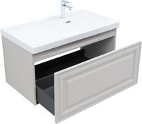 Товар: Тумба с раковиной Aquanet Агата 90 L 1 ящ. цв. бежевый 00365937 - фото 5 Тумба с раковиной Aquanet Агата 90 L 1 ящ. цв. бежевый 00365937 — фото 5, Тумбы с раковиной