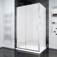 Душевой угол Veconi Rovigo RV-055M, 1100х900х1950, хром, матовое стекло RV055M-11090-07-C8 — фото 1, Прямоугольные душевые уголки