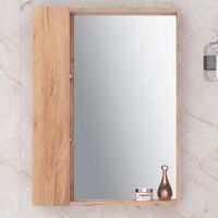 Зеркальный шкаф MELBOURNE 60 /универсальный/дуб/AQUA DE MARCO 1060WCMEL/V.2.0 — фото 2, Зеркальные шкафы в ванную