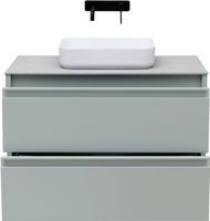 Тумба под раковину Allen Brau Fantasy 100 папирус матовый арт-1.11003.PWM — фото 4, Тумбы под раковину