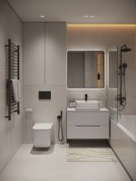 Orange Line тумба с раковиной подвесная 80 см, белый арт-Li-80TuwMDF+B02-460W — фото 6, Тумбы с раковиной