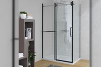 VIRGO TK - 120x90 - SILVER BRILL PROFILE - TRANSPARENT 513200 — фото 1, Душевые уголки