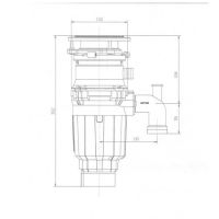 Измельчитель пищевых отходов бытовой Bone Crusher 610 AS арт-BC610 — фото 2, Измельчители пищевых отходов