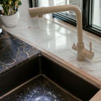 MILANO Смеситель д/кухни совмещенный с краном для питьевой воды, терракотовый камень 32663 — фото 9, Смесители для кухни