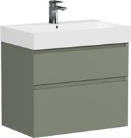 Тумба под раковину Allen Brau Infinity 70 1.210025.CGM олива матовый — фото 1, Тумбы под раковину