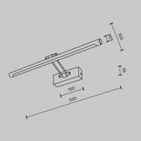 Товар: Подсветка Maytoni MIR267WL-L12CH3K - фото 6 Подсветка Maytoni MIR267WL-L12CH3K — фото 6, Подсветки