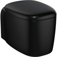 Товар: 7830B483-0075 Plural Rim-Ex безободковый подвесной унитаз без сиденья черный матовый - фото 1 7830B483-0075 Plural Rim-Ex безободковый подвесной унитаз без сиденья черный матовый — фото 1, Подвесные унитазы