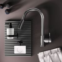 F85B07511 X-Joy S, смеситель для кухни с вытягивающимся изливом, сатин — фото 3, Смесители для кухни