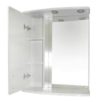 Зеркальный шкаф арт-Э-Аст04060-01СвЛ — фото 1, Зеркальные шкафы в ванную