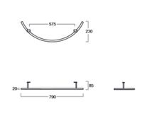 Товар: Полотенцедержатель SIMAS LAVABI для раковины Для раковины фронтальный цвет хром PAT01 - фото 2 Полотенцедержатель SIMAS LAVABI для раковины Для раковины фронтальный цвет хром PAT01 — фото 2, Полотенцедержатели