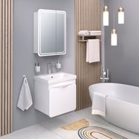 Тумба подвесная SKANDI 60 /белая/ AQUA DE MARCO 2060WCSCA/H — фото 10, Тумбы под раковину