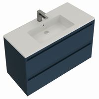 Тумба под раковину Allen Brau Eclipse 100 1.E1003.BGM 2.0 синий матовый 1.E1003.BGM 2.0 — фото 3, Тумбы под раковину