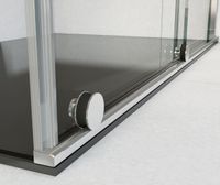 Душевой уголок Arno VSR-1A1013CL, 1300*1000, хром, стекло прозрачное — фото 1, Прямоугольные душевые уголки