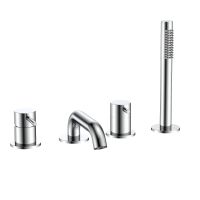 Siena Смеситель на борт ванны на 4 отв, комплект, хром арт-AQM6219CR — фото 1, Смесители на борт ванны