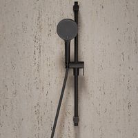 Лейка для душа, черный матовый, Aiger, IDDIS, арт-AIG4FB0i18 — фото 1, Лейки для душа