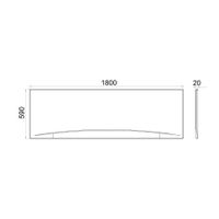 Экран Palermo/Цезарь180 арт-Щ0000028763 — фото 2, Экраны для ванн