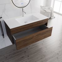 База под раковину Chiara 1000 подвесная, 1 выкатной ящик soft-close, C.Oak арт-VMC-2C100CO — фото 8, Тумбы под раковину