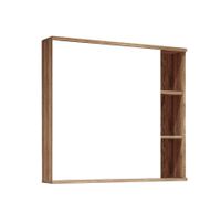 Шкаф-зеркало "ФОРТА-80 см" универсал. дуб галифакс арт-208002 — фото 1, Зеркальные шкафы в ванную