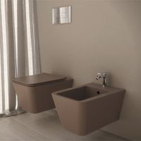 Биде GLOBO INCANTHO подвесное с одним отверстием цвет белый арт-INS09BI — фото 2, Биде подвесные