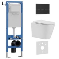 Товар: Комплект 3в1 IBERICA BLANCA инсталляция SILENCIO MINI, унитаз BURGOS ALTO белый, кнопка смыва INOX-S черный матовый (IB.001M.BRA.234.1604) - фото 1 Комплект 3в1 IBERICA BLANCA инсталляция SILENCIO MINI, унитаз BURGOS ALTO белый, кнопка смыва INOX-S черный матовый (IB.001M.BRA.234.1604) — фото 1, Комплекты унитаз + инсталляция