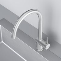 Товар: Func, смеситель для кухни с С-изливом, сатин арт-F8F07011 - фото 6 Func, смеситель для кухни с С-изливом, сатин арт-F8F07011 — фото 6, Смесители для кухни