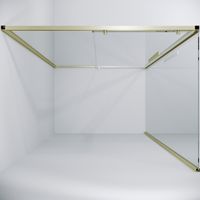 Товар: Душевое ограждение Niagara Nova NG-44-11ASG-A100SG-34 (110х100х195) прямоугольник,раздвижная,золото сатин,стекло прозрачное,2 места - фото 2 Душевое ограждение Niagara Nova NG-44-11ASG-A100SG-34 (110х100х195) прямоугольник,раздвижная,золото сатин,стекло прозрачное,2 места — фото 2, Прямоугольные душевые уголки
