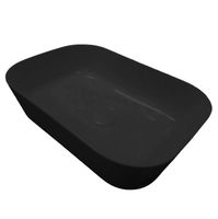 Раковина HATRIA HAPPY HOUR накладная без отверстия без перелива цвет черный матовый арт-A0Y2A002 — фото 1, Раковины накладные