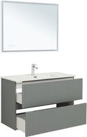 Тумба под раковину Aquanet Джейн 100 мисти грин арт-00313320 — фото 9, Тумбы под раковину