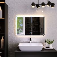 Зеркало с LED-подсветкой BALATON (80*55) /AQUA DE MARCO Bal80/55 — фото 1, Зеркала в ванную комнату