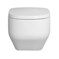 Унитаз ABBER Rechteck AC1218 подвесной белый, безободковый, смыв торнадо и струйный смыв — фото 6, Подвесные унитазы