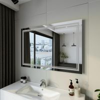 Зеркало Бриклаер Эстель-2 120 с подсветкой LED, на взмах руки 4627125414329 — фото 4, Зеркала в ванную комнату