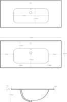 Мебель для ванной Aquanet Алвита new 90 белый матовый 00306189 — фото 12, Комплекты мебели для ванной