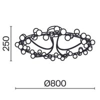 Товар: Потолочный светильник Maytoni арт-MOD081CL-L48G3K - фото 8 Потолочный светильник Maytoni арт-MOD081CL-L48G3K — фото 8, Подвесные светильники