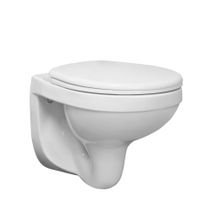 Унитаз подвесной "Альфа" (Комфорт) с сиденьем полипропилен с функцией Soft-close. SANTERI 132564S0000B0 — фото 5, Подвесные унитазы