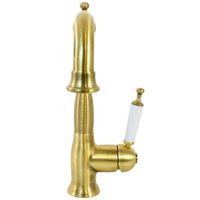 Товар: CUCINA OXFORD См-ль д/кухни моноком., ручка белая/бронза арт-18195 - фото 3 CUCINA OXFORD См-ль д/кухни моноком., ручка белая/бронза арт-18195 — фото 3, Смесители для кухни