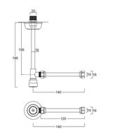 Угловой кран SIMAS 120006ORO — фото 2, Краны